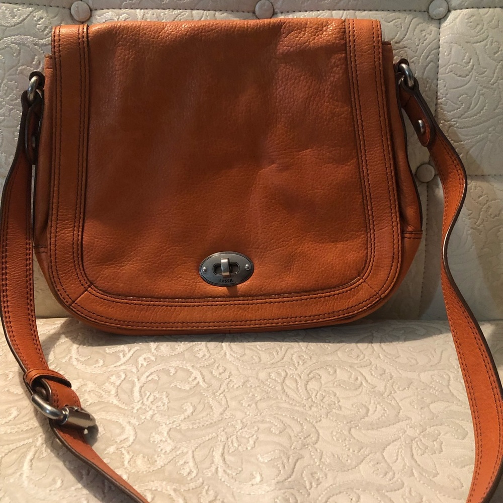 Fossil light brown bag
